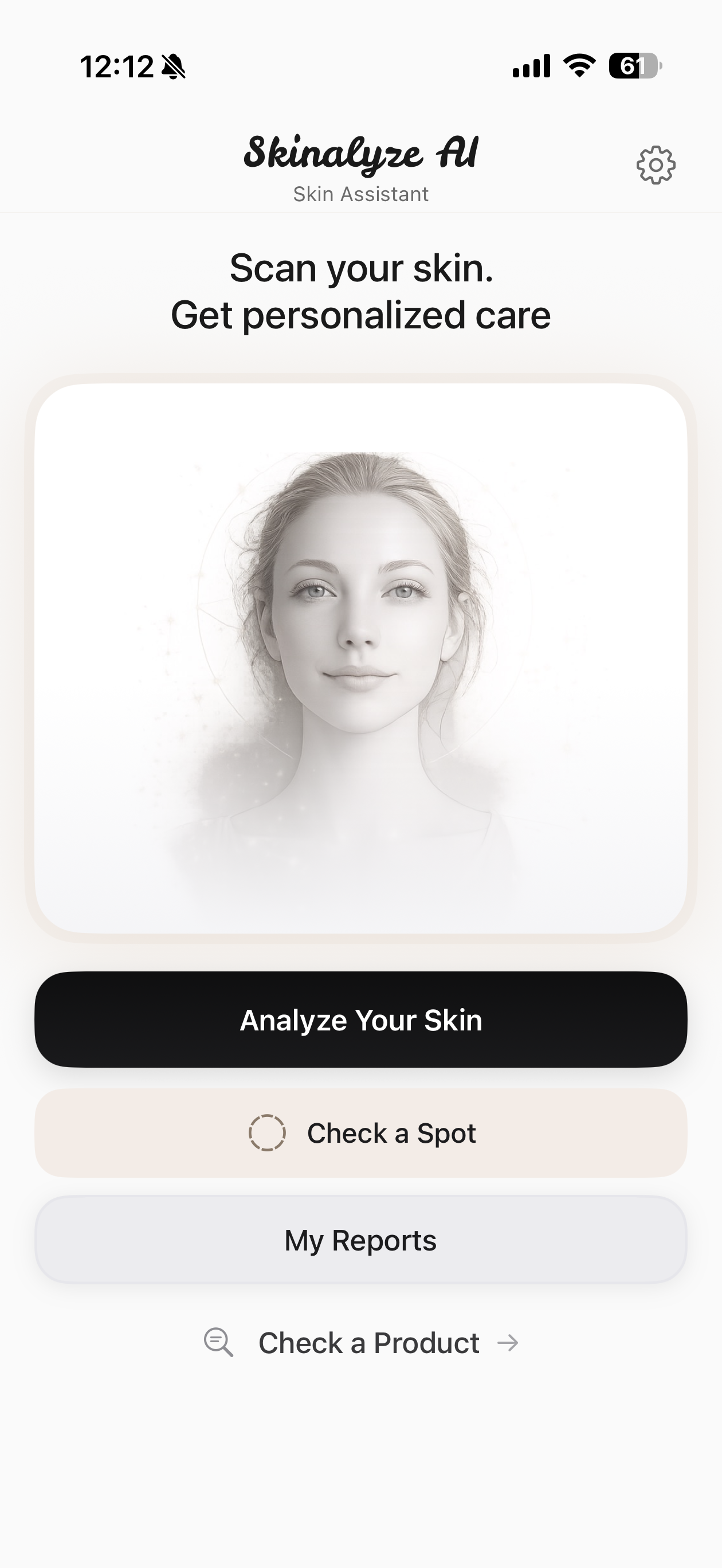 Skinalyze AI app