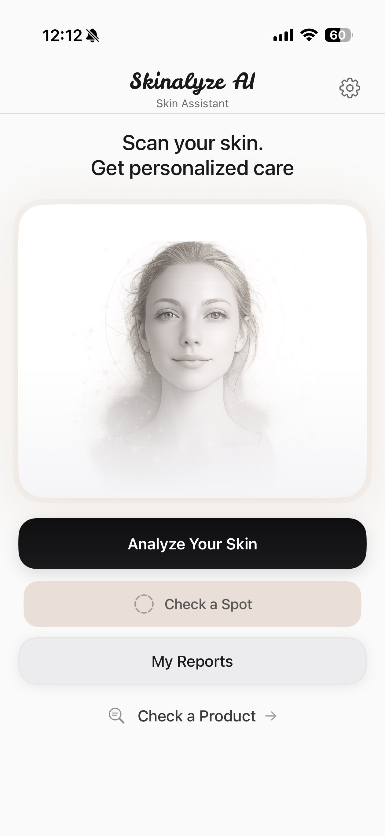 Skinalyze AI app