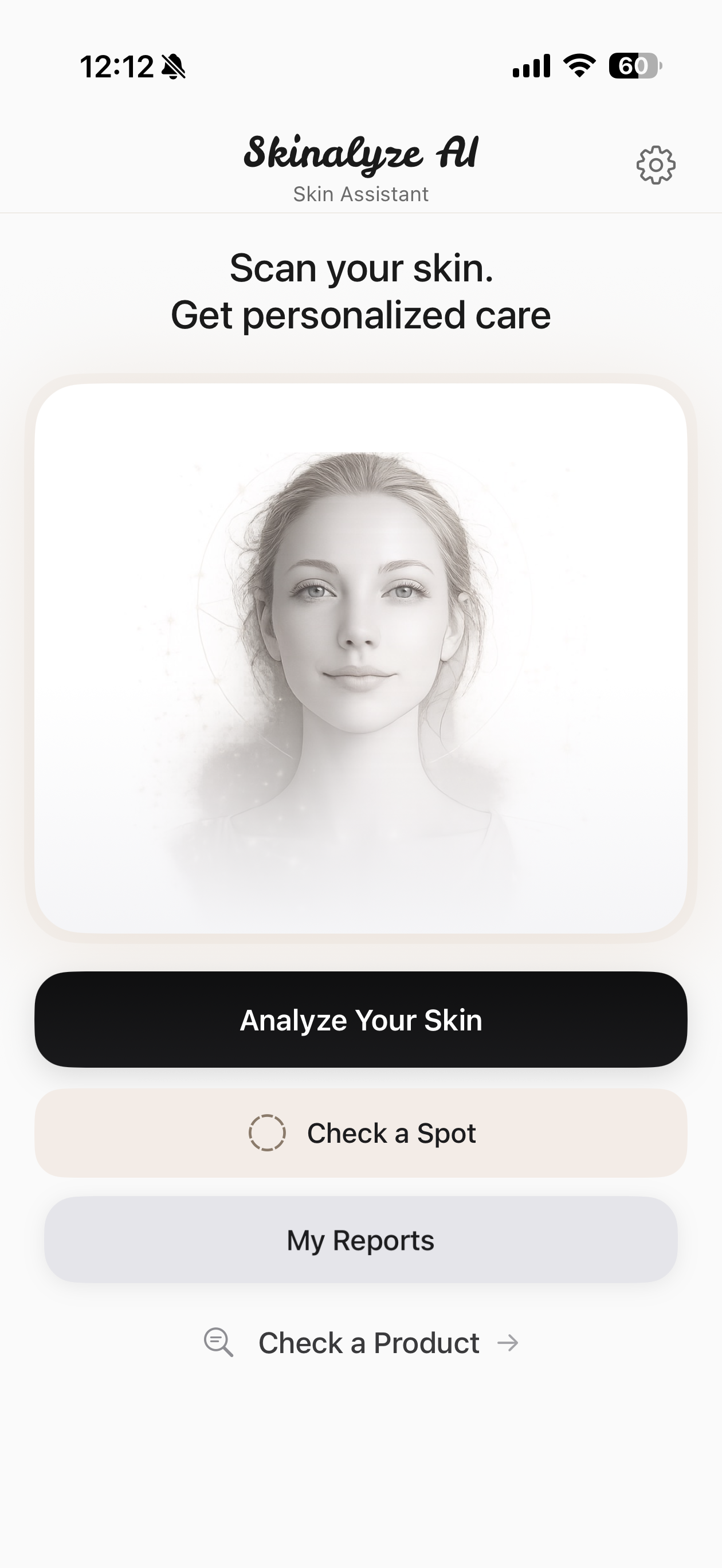 Skinalyze AI app